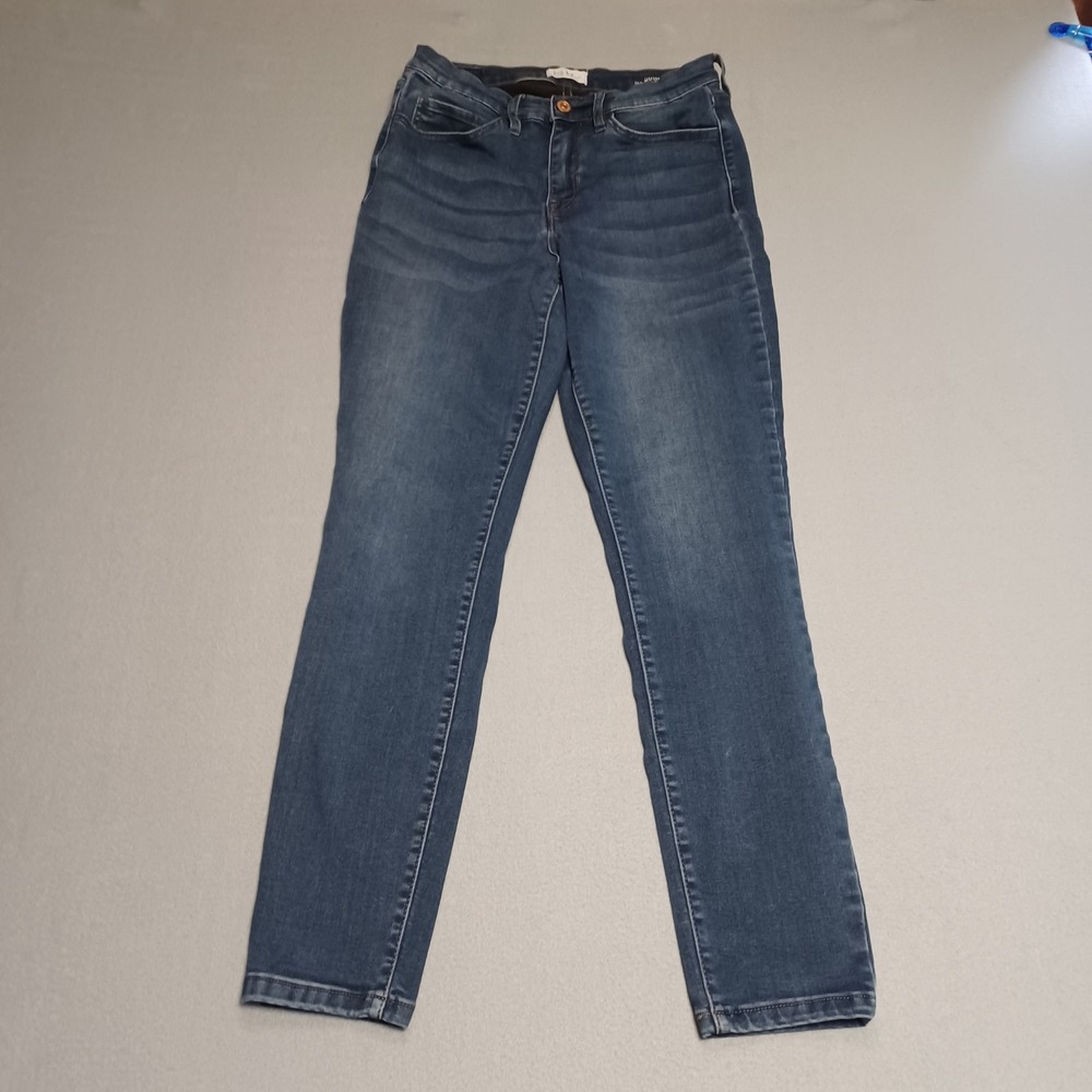 Nicole Miller Jeans Womens 6 Blue Soho‎ High Rise Skinny Stretch Denim 28x28